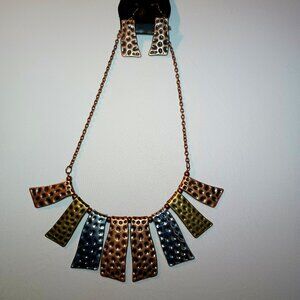 Paparazzi Jewlery Copper Set- A Fan of the Tribe